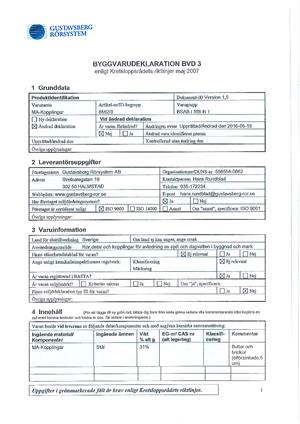 pdf.preview Byggvarudeklaration Kopplingar