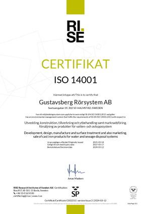 Förhandsvisning av ISO 14001
