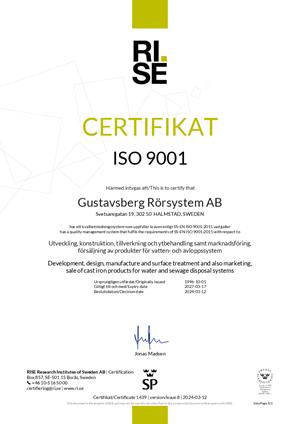 Förhandsvisning av ISO 9001