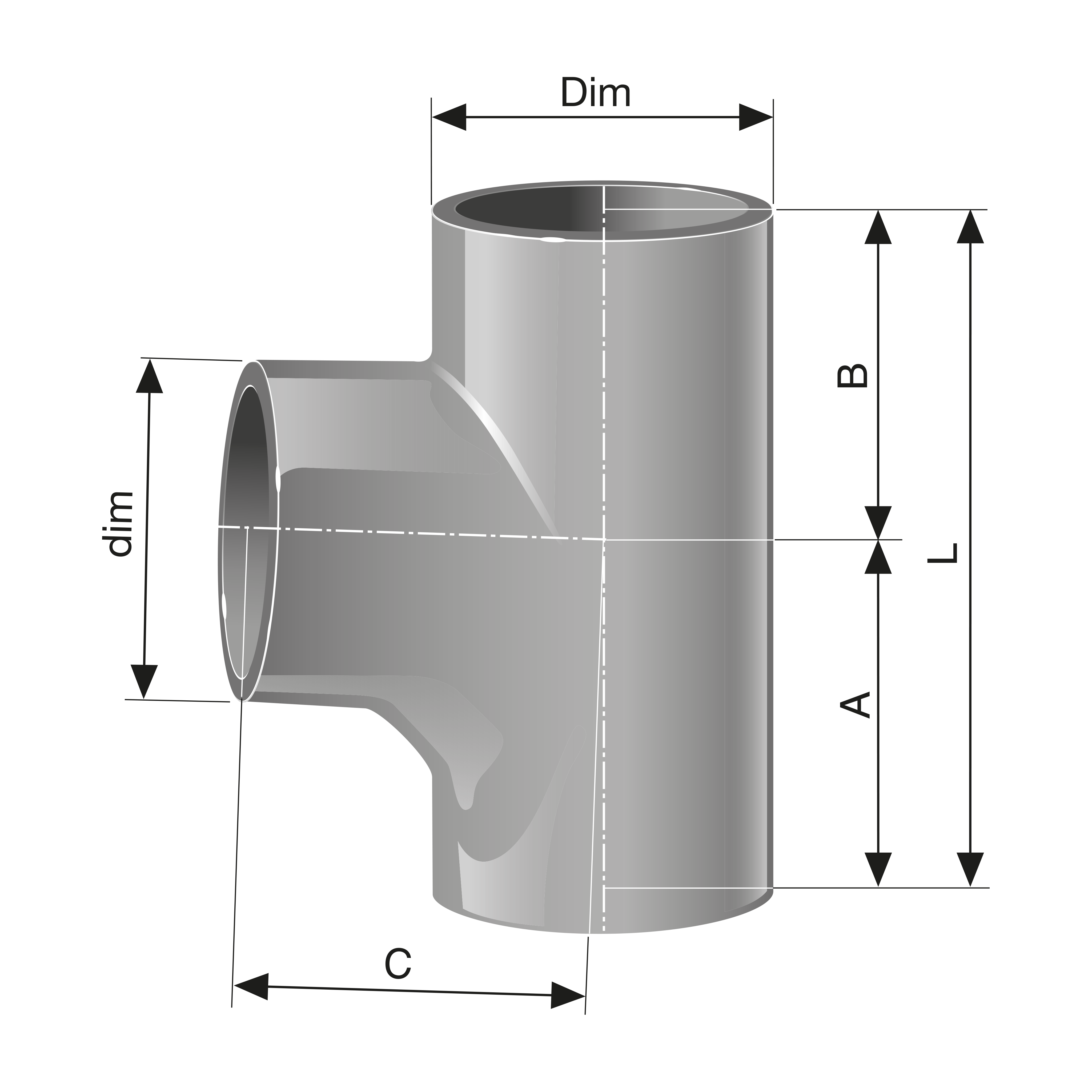 MA-SYSTEM® PLUS Grenrör 88° | Rördel för avloppssystem