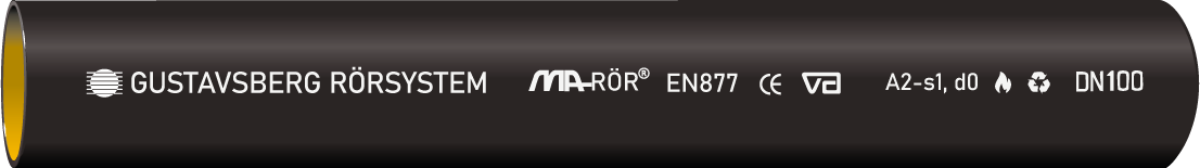 MA-RÖR® | Inomhusavloppsrör i gjutjärn