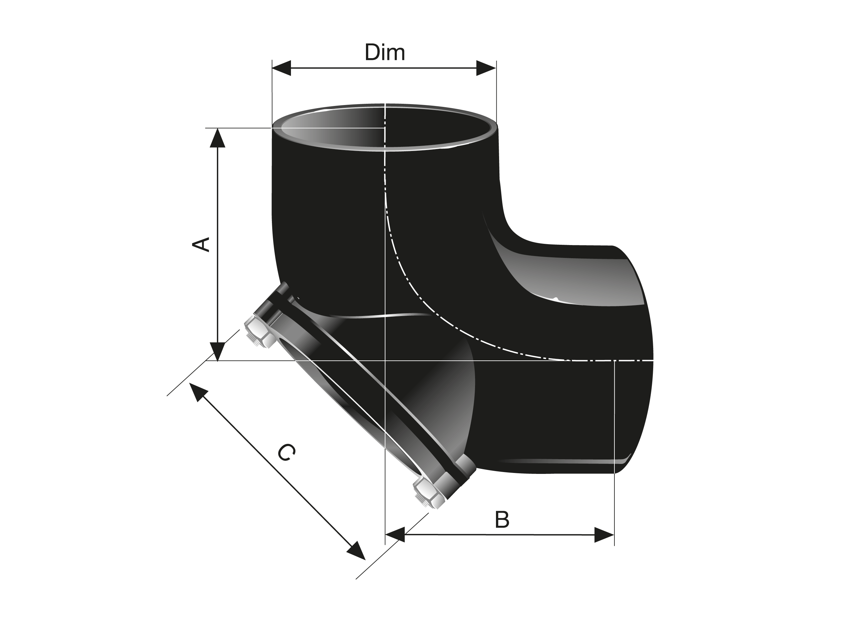  MA Språng 88° renslucka | Rördel i MA-SYSTEM®
