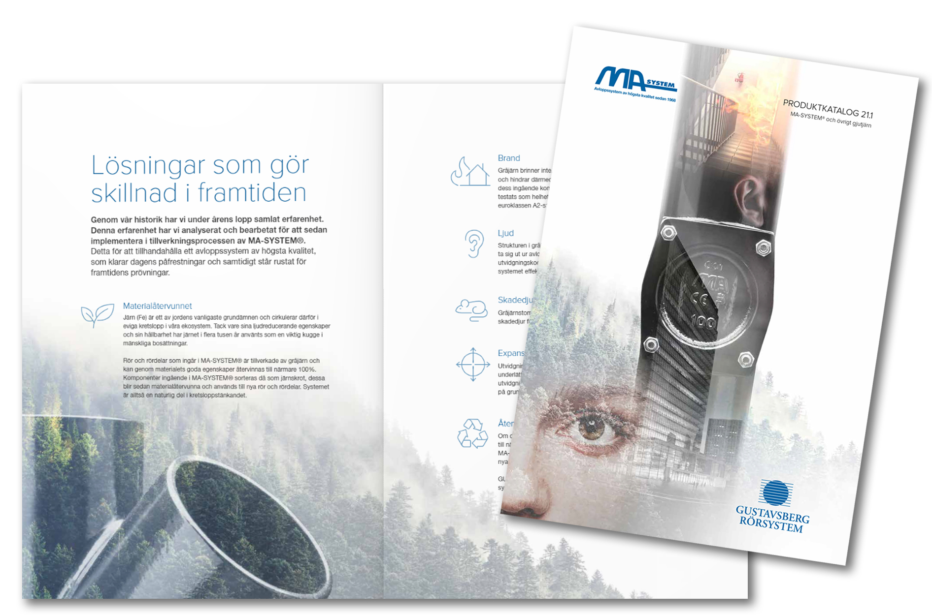 Omslagsbild för produktkatalog MA-SYSTEM®