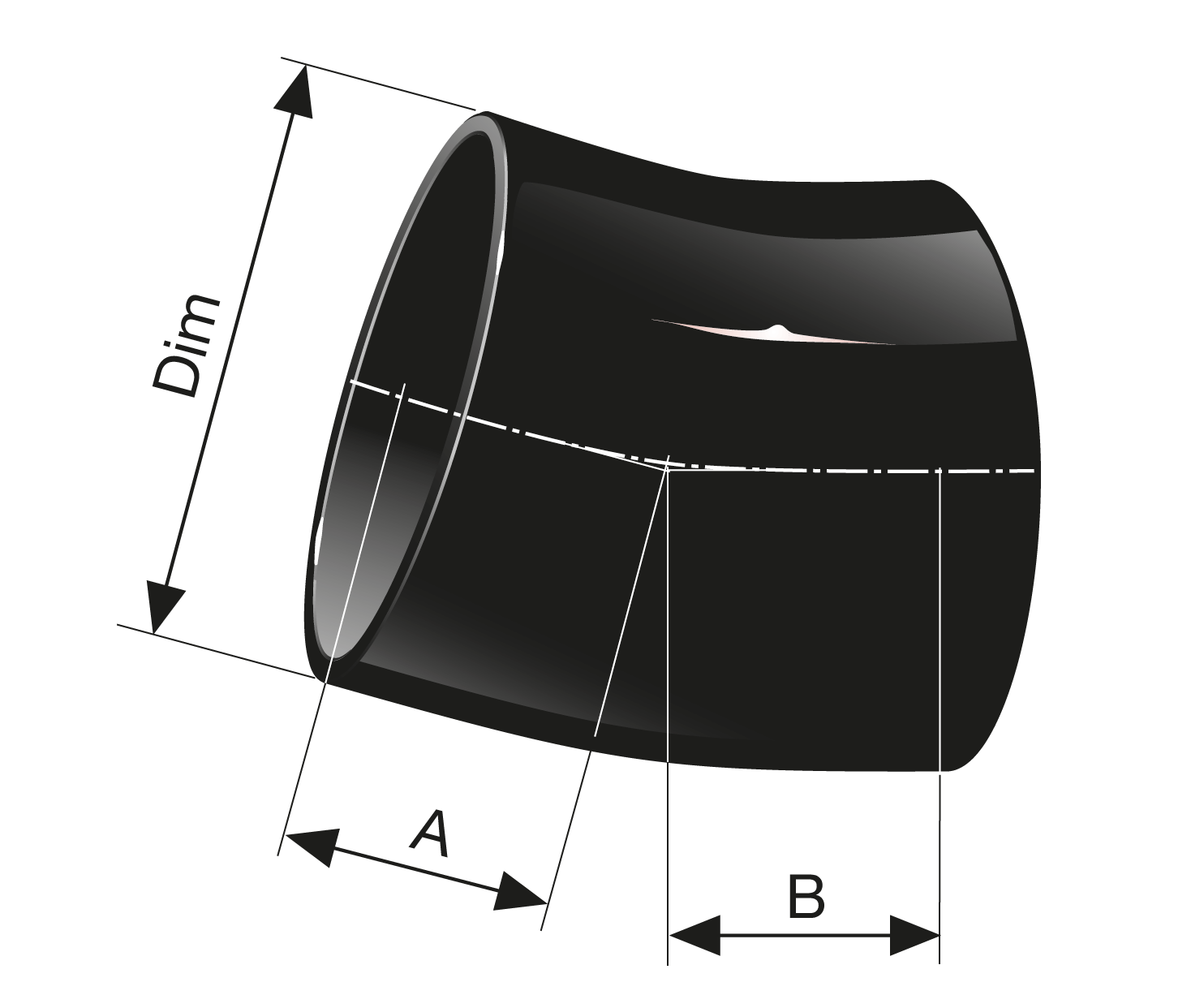 MA Språng 15° | Rörböj i MA-SYSTEM®
