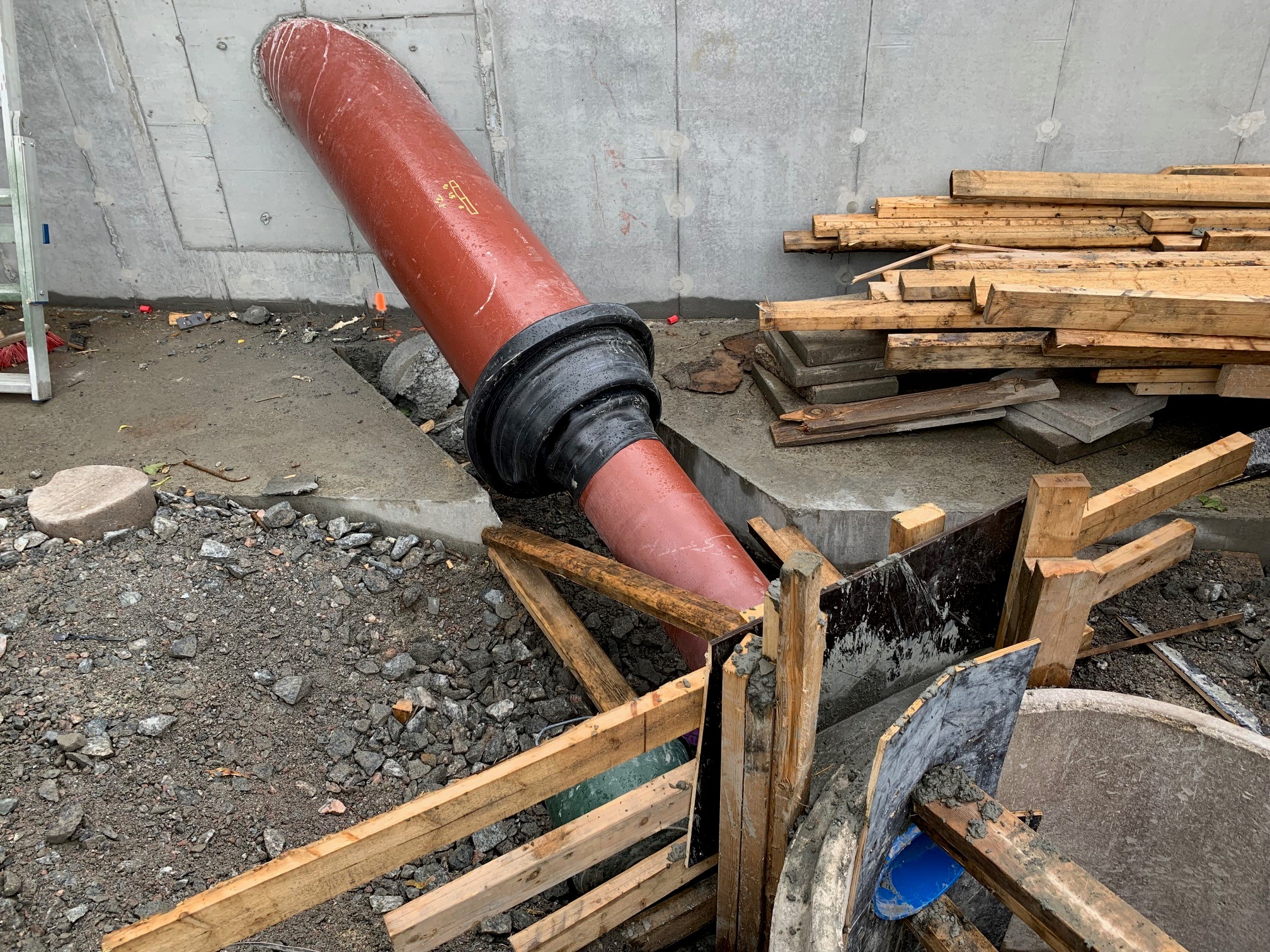 VRS kanalrör installation Katarinavägen